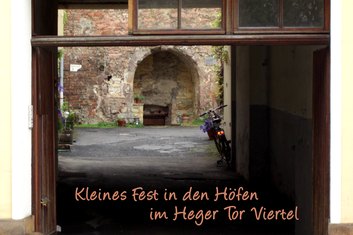 Kleines Fest in den Höfen