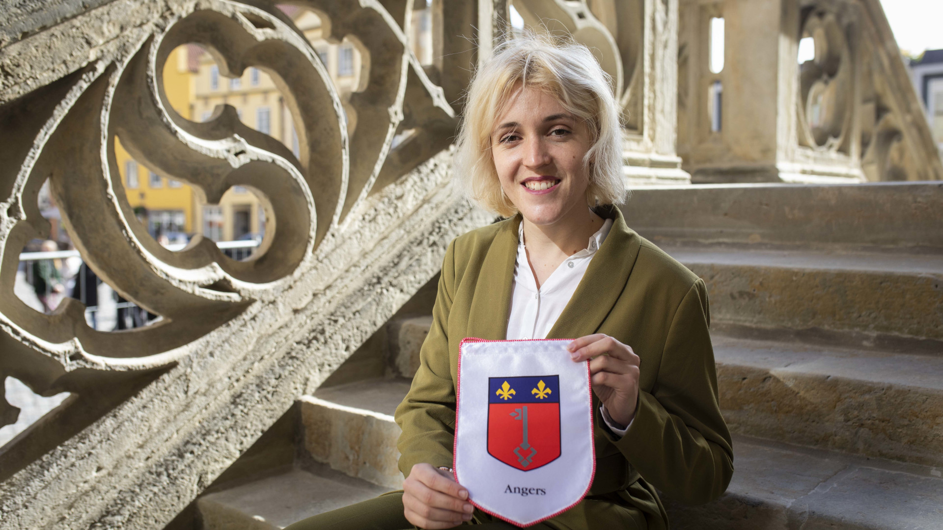 Abigaël Landreau, Städtebotschafterin für Angers Foto: Swaantje Hehmann