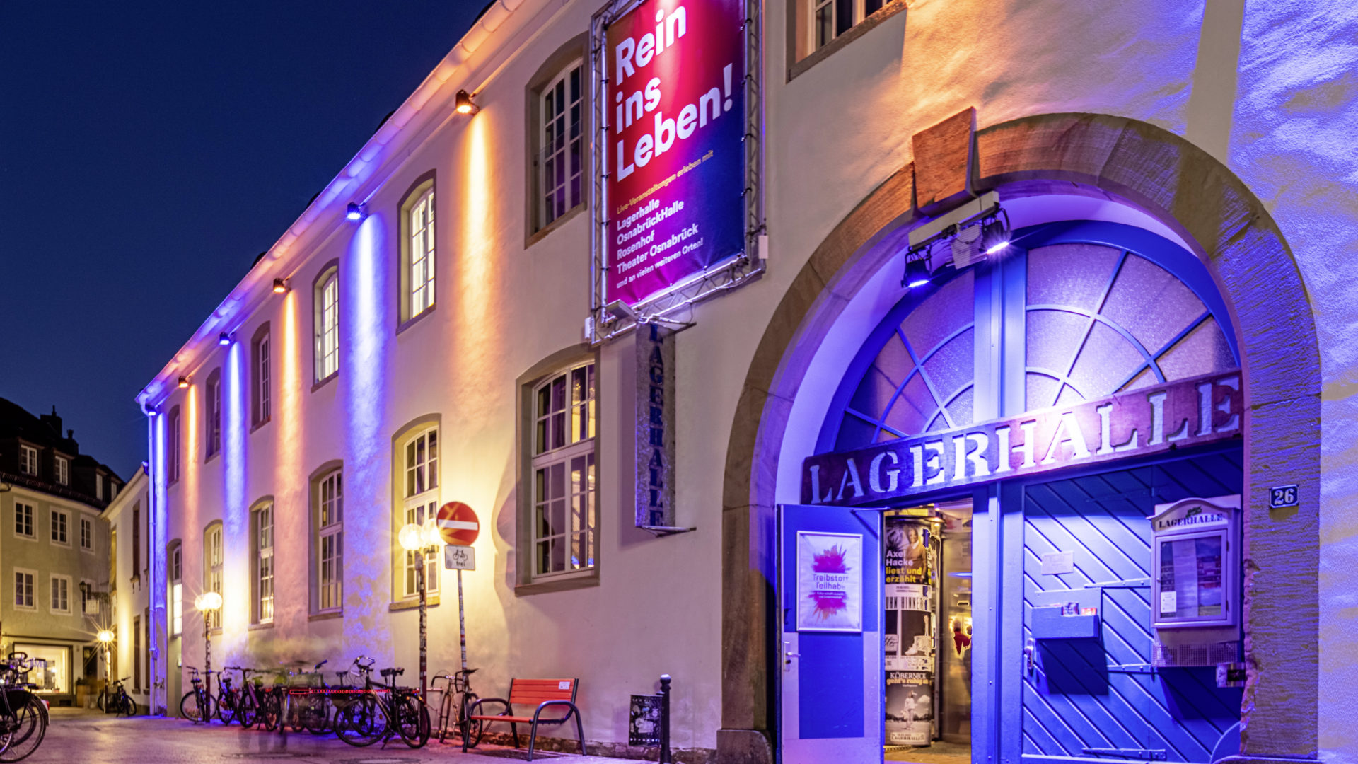 Lagerhalle jetzt noch früher