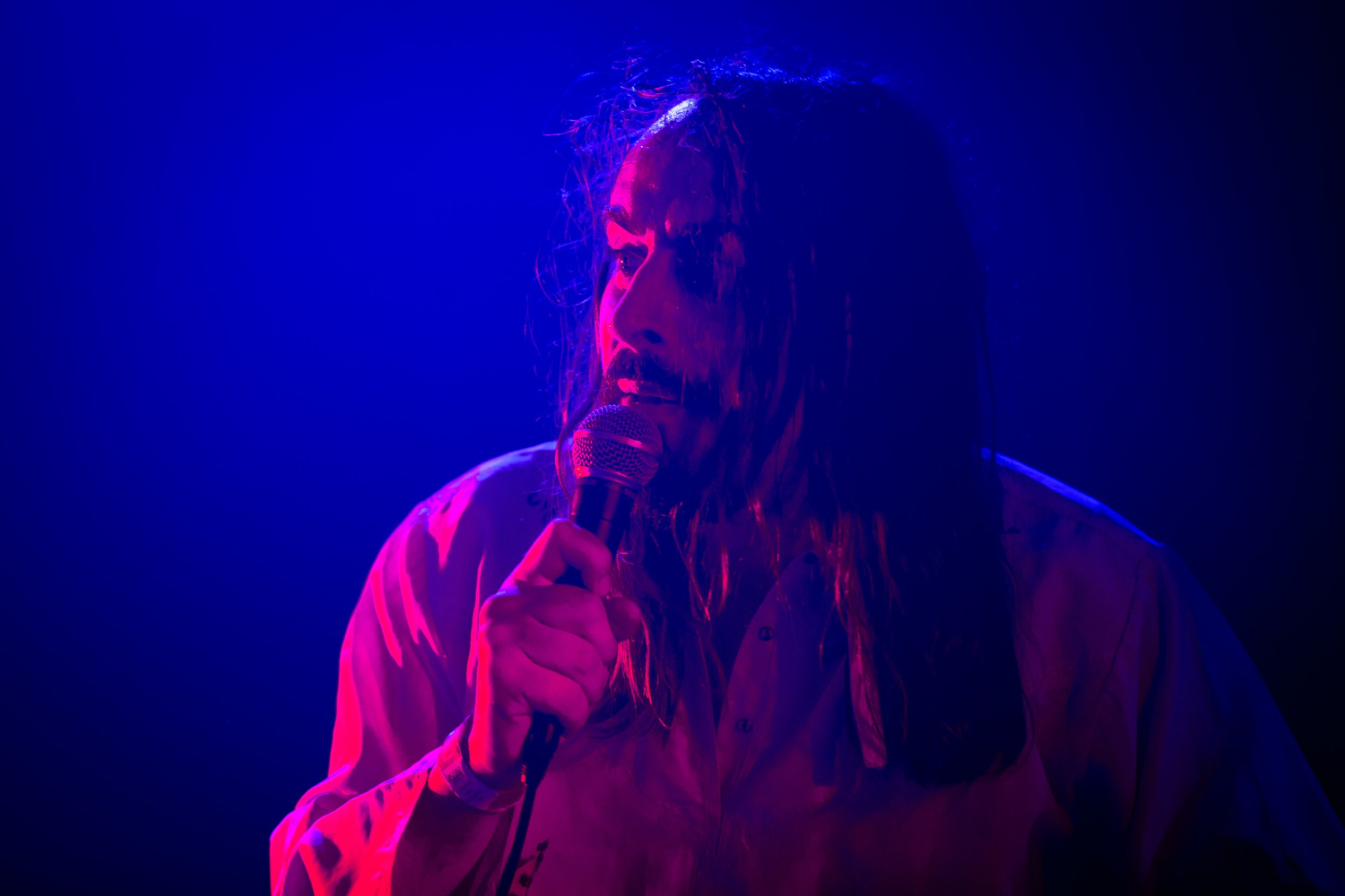 Andy Strauß auf einer Bühne