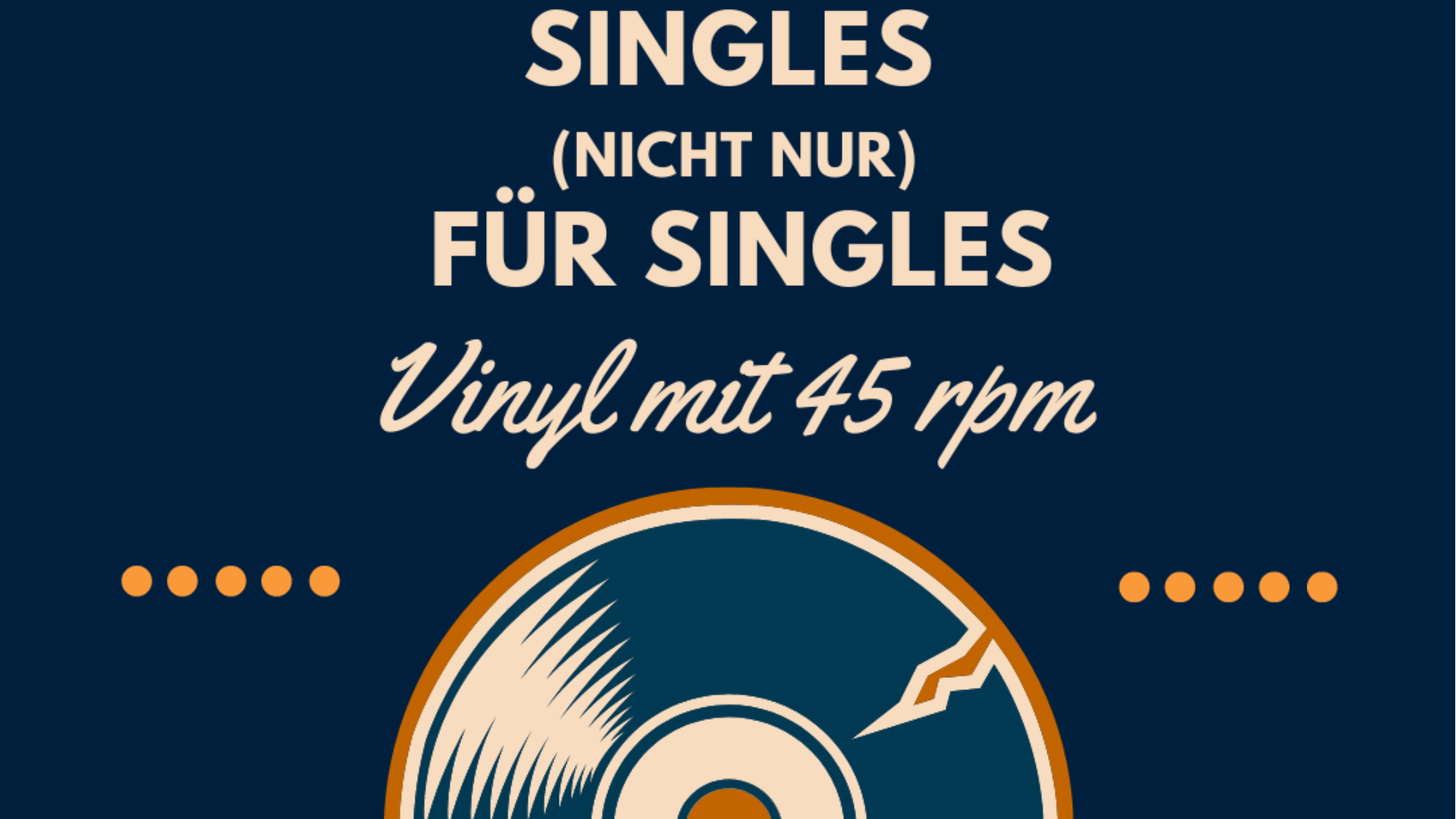 Singles (nicht nur) für Singles