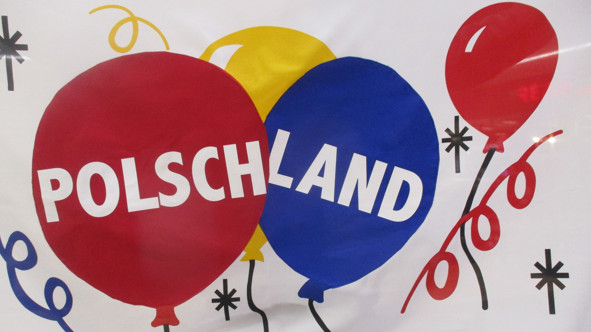 Steffen Möller ist Präsident von Polschland! Hier sehen sie die fiktive Flaghge