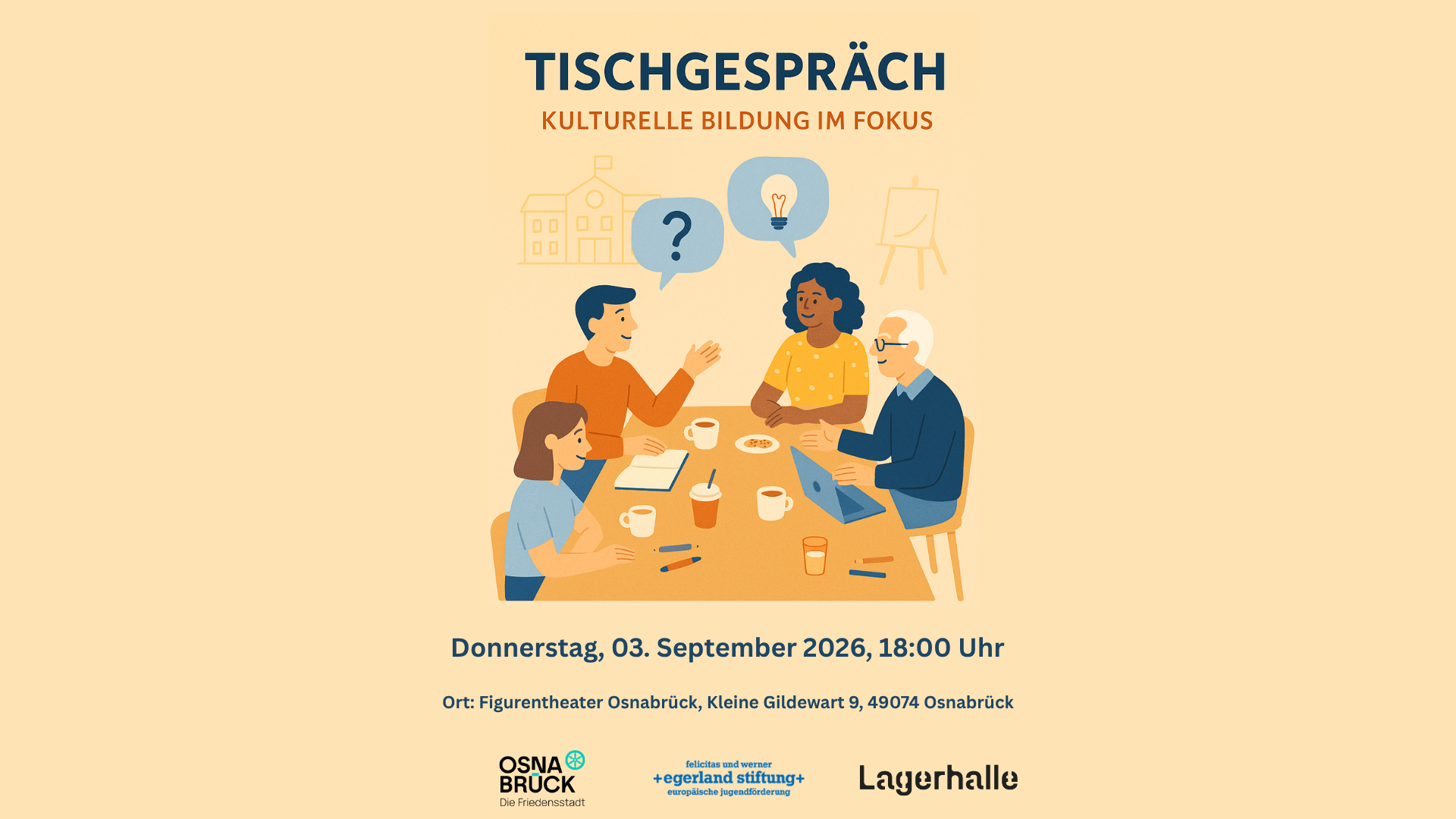 Tischgespräch: Kulturelle Bildung im Fokus