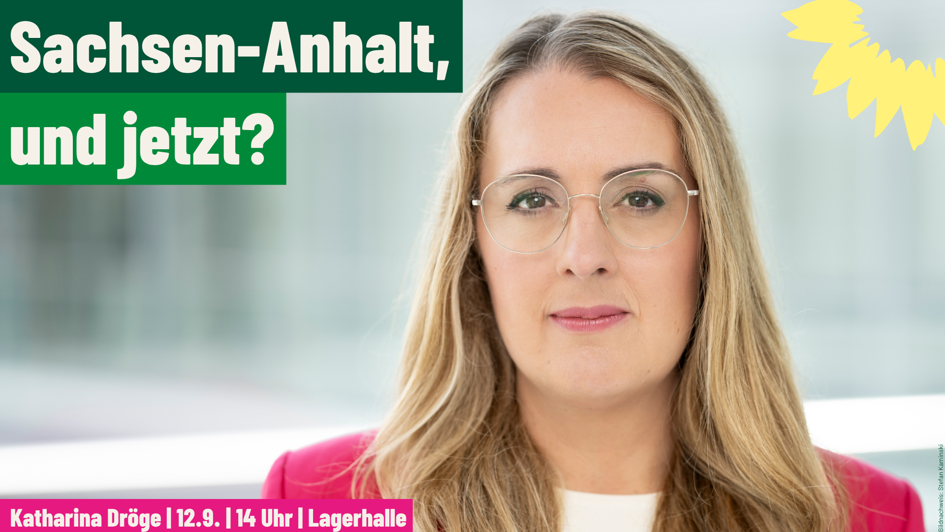 Katharina Dröge, Fraktionsvorsitzende der Grünen im Bundestag