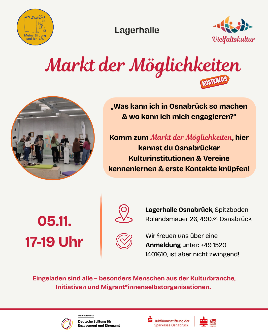Einladung zum Markt der Möglichkeiten am 5.11.